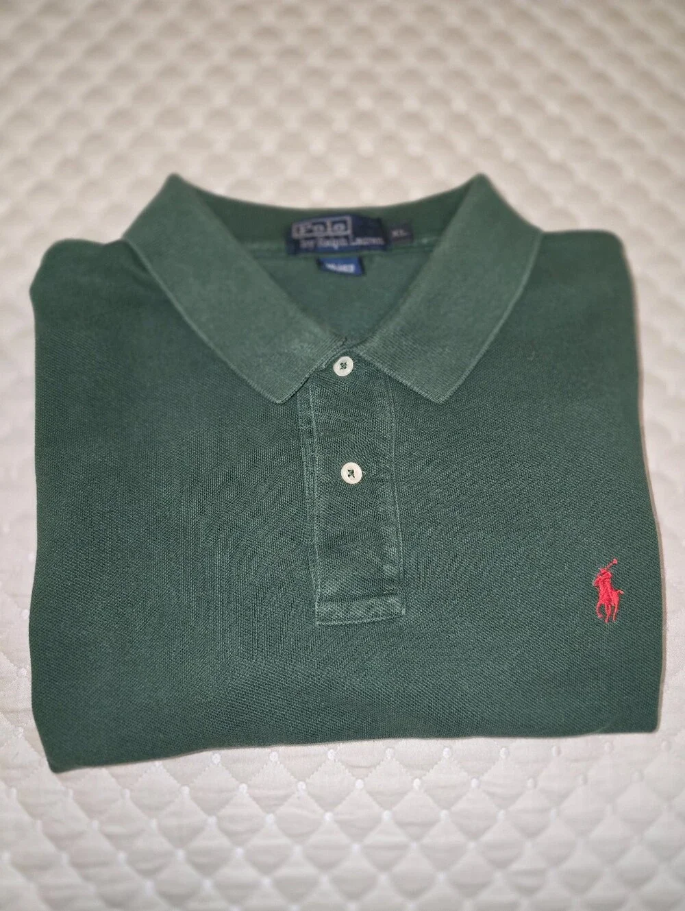 XL - Ralph Lauren Dark Green Polo with  Pony Logo.